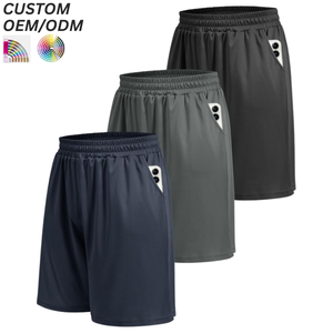 Mens Cotton Shorts Mid Solid Knitted Plain Dyed Casual Gym Running <b>Elastic</b> Waist Relaxed Comfort Breathable Custom Logo OEM ODM - Product Image 4