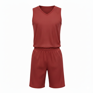 Uniforme Profesional de Baloncesto para Equipo, Personalizado, Transpirable, 100% Secado Rápido, Cuello Redondo, Sin Mangas, Conjunto Premium - Product Image 3