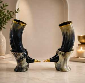 American Style Buffalo Horn Stand-Eco-Friendly <b>Disposable</b> Large Capacity for Home Restaurant Office Party Business Gifts - Product Image 5