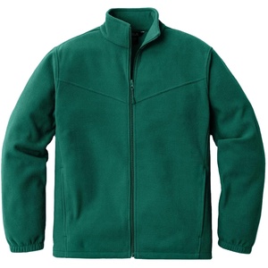 Veste polaire d'hiver personnalisée en laine et sherpa pour homme, col montant zippé, en polaire écologique pour l'extérieur - Product Image 2