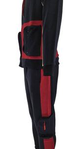 2025 New Designer Men's Winter Tracksuit with 100% Cotton <b>Zip</b> Pants Cargo <b>Pocket</b> Utility <b>Joggers</b> Hoodie for Outdoor Sportswear - Product Image 5