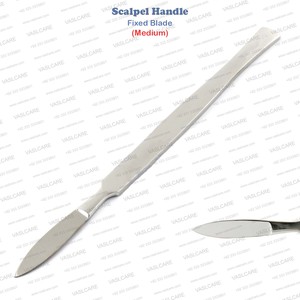 Lot de 3 Couteaux à Scalpel Médical à Lame Fixe avec Manche – Outils Chirurgicaux pour la Coupe des Tissus Cutanés par Vaslcare - Product Image 4