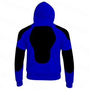 Sudadera con capucha de protección para motociclistas de marca privada, con protección de nivel 2 CE, informal, para motociclistas. - Product Image 5