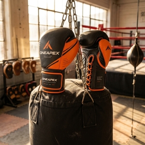 Guantes de Boxeo Negros y Naranjas, Guantes de Entrenamiento Profesional, Guantes de Boxeo Acolchados, Logotipo Personalizado OEM, Guantes Deportivos al por Mayor - Product Image 4
