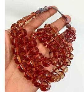 Produits islamiques musulmans gratuits, perles en acrylique avec breloques de drapeau personnalisées, 51 pièces, bijoux de prière islamiques - Product Image 1