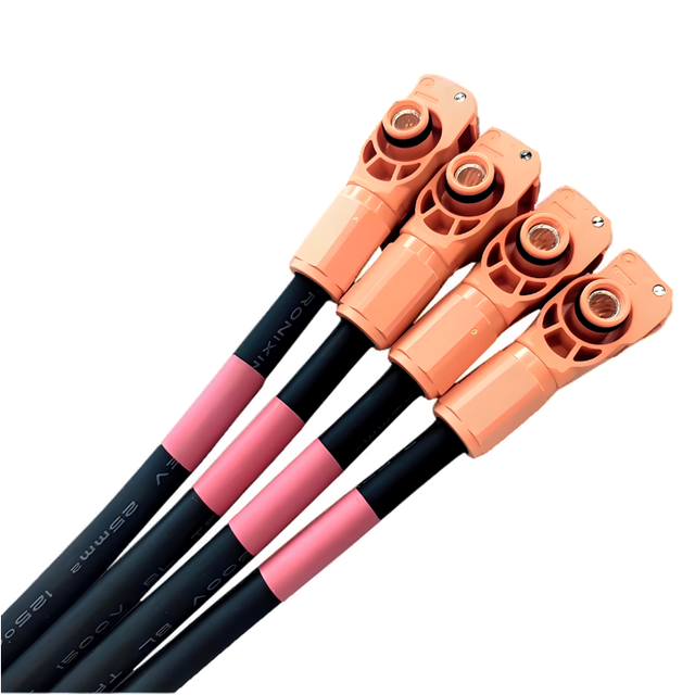 China Factory High Efficiency XLPE Power Cable 25mm AC1000/DC1500V JONHON Connector 1200mm Length New Fast Wiring Harness