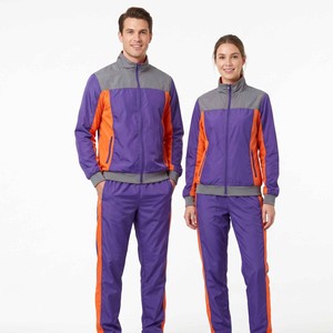 Ensemble veste coupe-vent et pantalon de jogging unisexe personnalisable en nylon 2026 – Tenue décontractée 2 pièces pour la gym et le fitness (hommes et femmes) - Product Image 1