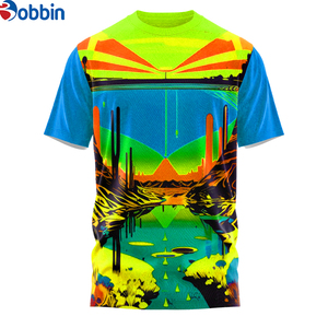Camisetas Personalizadas con Logotipo Sublimado, Fabricante de Camisetas con Impresión Sublimada Completa, Impresión 3D en Spandex/Poliéster de Manga Corta - Product Image 1