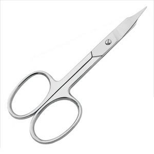 Hot Selling Stainless Steel Mini Eyebrow and Nose Hair <b>Scissors</b> Straight Blade Round Tip for <b>Beard</b> and Facial Grooming - Product Image 3