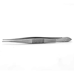 Pinzas Oftálmicas Rectas Dentadas de Fijación, Pequeñas, de Acero Inoxidable, Instrumentos Quirúrgicos Médicos para Cirugía Ocular, Retina, Córnea, Cataratas - Product Image 4