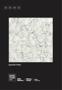 Baldosas de Porcelana Cerámica Brillante de 600x600 mm, 60x60 cm, 8 mm de Grosor, Diseño Moderno con Efecto Mármol para Apartamentos, Gran Venta - Product Image 2