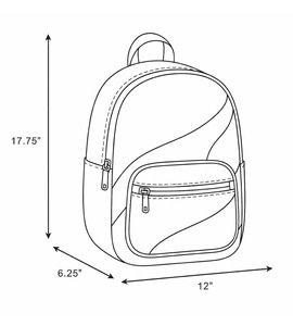 Mochila de Piel Sintética de Dos Tonos, Elegante, de la Universidad de North Carolina A&T, para Estudiantes Universitarios, Duradera - Product Image 2