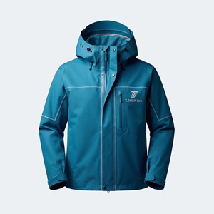 Chaqueta de Lluvia para Hombre con Capucha y Cierre de Cremallera, a la Moda, Transpirable, Teñida en Color Liso, Impermeable, para Invierno - Product Image 5