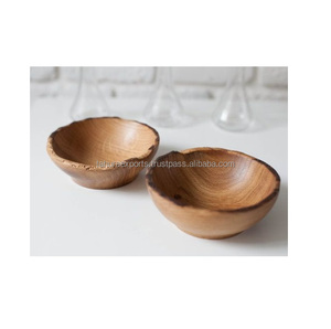 Cuencos de Madera Natural de Alta Calidad para Decoración de Mesa de Comedor, Diseño Estándar Disponible a Precio de Mayoreo - Product Image 5