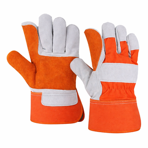 Guantes de Trabajo de Cuero para Esgrima con Puño de Seguridad Extendido para Manipulación de Alambres, Trabajos Agrícolas, Utilidades y Protección Laboral al Aire Libre - Product Image 1