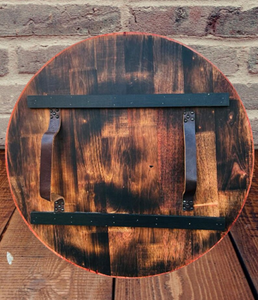 Grand bouclier nordique en bois, design rond viking, fabriqué à la main pour l'affichage historique, les costumes et la collection - Product Image 4