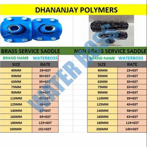 Raccords de tuyauterie en PVC à bride égale de 15 mm Dhananjay Polymers, adaptateurs bas coût haute pression, colliers de serrage pour eau, vente en gros OEM - Product Image 6