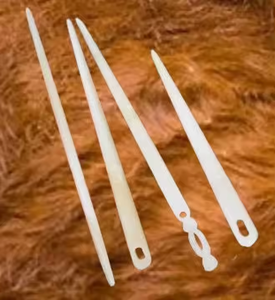 Aguja de Hueso Ecológica para Bordado Decorativo, Pulida con Precisión - Product Image 2