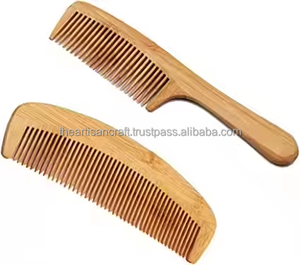 Peine Ecológico de Madera de Neem Natural, Artesanía Hecha a Mano con Diseño Personalizable para un Cabello Saludable - Precio - Product Image 6
