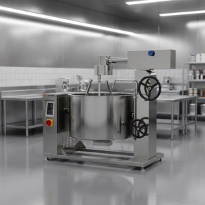 Olla de vapor con inducción y revestimiento giratorio Amicook 380V/440V, modelo profesional, resistente al calor, con inclinación por inducción, duradera y ergonómica - Product Image 5