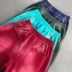 Ensemble de survêtement décontracté pour homme, streetwear d'hiver, à capuche, uni, léger, 100% coton, respirant, impression de logo personnalisée, séchage rapide - Product Image 4