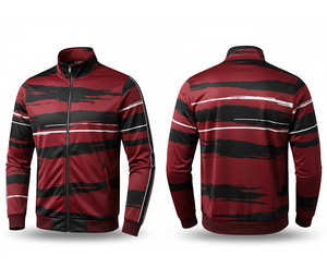 Veste à fermeture éclair intégrale par sublimation pour équipes et clubs, chaude, respirante, séchage rapide |   Tailles Hommes Femmes Jeunes |   Veste d'entraînement - Product Image 1