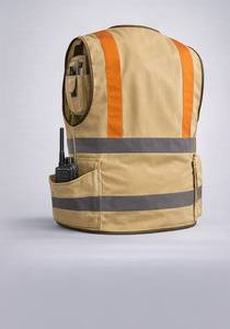 Gilet de sécurité professionnel d'hiver, classe 2 ANSI, respirant, facile à laver, imperméable, en nylon réfléchissant, vêtements de travail, logo personnalisé QUICK WAY - Product Image 4