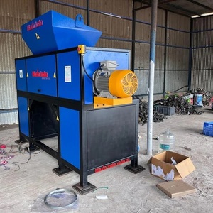 Trituradora de Película Plástica de Doble Eje Semiautomática, 500 kg/h, Máquina Eléctrica para Triturar Plástico - Product Image 1