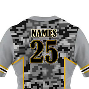 Uniforme de Béisbol Unisex Personalizado de Alta Calidad OEM, Transpirable, de Secado Rápido, Tallas Grandes, Sublimado, Ropa de Equipo de Manga Corta - Product Image 5