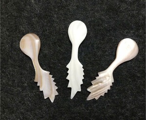 ช้อนเปลือกหอยมุกทำมือสุดเก๋สำหรับร้านอาหาร ของหวาน และตกแต่งโต๊ะอาหาร - Product Image 5