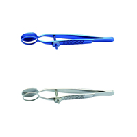 Pinces à chalazion en titane bleu, instruments chirurgicaux ophtalmiques, ensemble d'instruments manuels réutilisables pour ophtalmologie