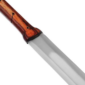 Heavy Duty Bowie Knife Custom Fixed Blade Hunting Tool with Ergonomic Handle for <b>Outdoor</b> Camping Hiking Bushcraft Activities - Product Image 5