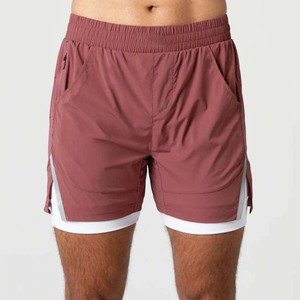 Pantalones Cortos de Algodón de Color Sólido para Hombre con Franja Lateral, Cintura Elástica, Casuales y Transpirables - Product Image 2