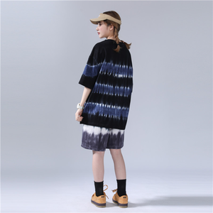 Camisetas Cortas Holgadas Personalizadas con Logotipo para Mujer, Camisetas de Algodón Grueso con Lavado Ácido Vintage para Mujer - Product Image 6