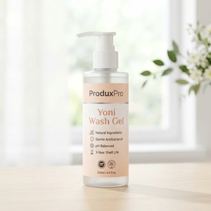 เจลทำความสะอาดจุดซ่อนเร้น ProduxPro สูตรธรรมชาติ ช่วยลดการสะสมของแบคทีเรีย ปรับสมดุลค่า pH ทำความสะอาดช่องคลอด อายุการเก็บรักษา 3 ปี ได้รับมาตรฐาน GMP/ISO - Product Image 2