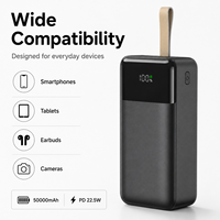 Nouvelle station de charge portable haute capacité 50000 mAh, chargeur rapide pour ordinateur portable et téléphone, capacité 50000 mAh, personnalisable