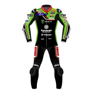 ชุดแข่งรถมอเตอร์ไซค์ Alex Lowes WSBK หนังวัว/หนังจิงโจ้ สำหรับขับขี่/แข่งรถ ยี่ห้อ Rawasaki ระดับ CE Level 2 - Product Image 1