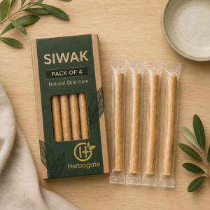Bâtonnets de Siwak Miswak, paquets de 4 bâtonnets naturels pour le nettoyage buccal, conçus pour une hygiène buccale efficace, des dents saines et une utilisation quotidienne - Product Image 6