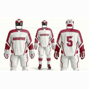 Diseños de fabricantes de uniformes de hockey sobre hielo para adultos, logotipo personalizado, ropa deportiva para entrenamiento al aire libre, conjuntos de uniformes de hockey sobre hielo para hombre. - Product Image 3