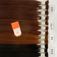 Extensions de Cheveux Remy Vierges 100% de Qualité Supérieure, Lisses et Soyeuses, Double Trame Faite à la Machine, Origine Vietnamienne, Prix de Gros