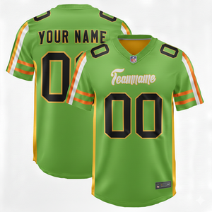 Maillot de football américain professionnel de qualité supérieure 100% polyester, logo personnalisé, vêtements de sport, maillot de football pour hommes à bas prix OEM - Product Image 1