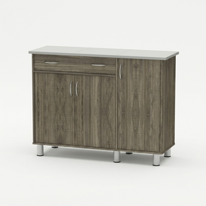 FURNIZONE Moderno 2107 Mueble de Cocina Multiusos con Almacenamiento, Cajones, Puertas, Despensa, Aparador, Consola y Encimera - Product Image 1