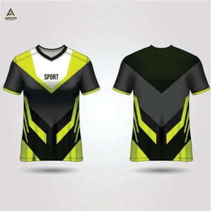 Maillot de football personnalisé entièrement sublimé, design drapeau, t-shirt imprimé sur le devant, uniforme unisexe respirant et à séchage rapide 100% - Product Image 3