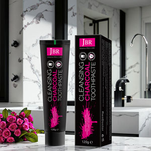 <span class=keywords><strong>Dentifrice</strong></span> au <span class=keywords><strong>Charbon</strong></span> Actif Bio JBR Premium 120g Double <span class=keywords><strong>Action</strong></span> Blanchissant Anti-taches Haleine Fraîche pour Usage Quotidien - Product Image 4