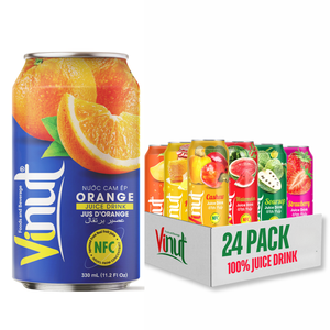 Prix d'usine 330ml de boisson de jus d'orange sans sucre jus de fruits et de légumes rafraîchissant avec échantillon gratuit de marque privée - Product Image 1