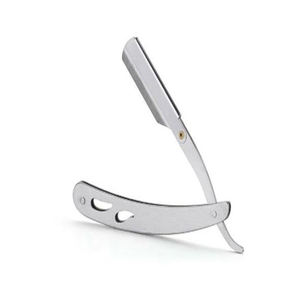 Navaja de Afeitar Recta Plegable de Acero Inoxidable Premium, Cuchillo de Afeitar Reutilizable Profesional para Hombres, Salón, Rostro y Bikini - Product Image 2
