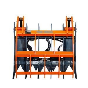 Rastrello a pinze per radici per mini skid steer con larghezza di lavoro di 35 pollici, capacità di 2200 libbre, piastra di montaggio tipo Toro, TMG SRG35, per la pulizia del terreno motorizzato - Product Image 6