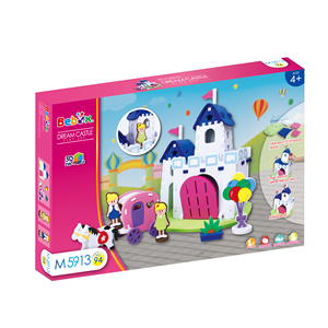 Ensemble de jeu Château des rêves en mousse EVA 3D écologique - Jouet éducatif à assembler soi-même pour enfants, non toxique, sans colle, lavable - Product Image 6