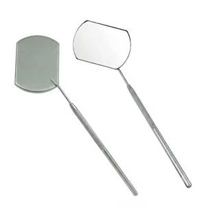 Miroir mural grossissant en acier inoxydable pour examen dentaire avec poignée texturée - Product Image 6