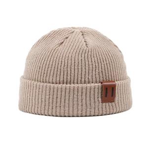 Bonnet tricoté personnalisé en mélange de laine, chaud pour l'hiver, avec logo brodé, OEM, marque privée, vente en gros - Product Image 2